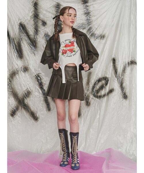 EVRIS（エヴリス）の「スニーカーデザインロングブーツ（ブーツ・レディース・ブラック/ネイビー/ブラウン・LARGE/MEDIUM/SMALL）」の9枚目の写真