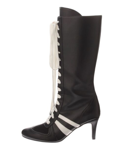 EVRIS（エヴリス）の「スニーカーデザインロングブーツ（ブーツ・レディース・ブラック/ネイビー/ブラウン・LARGE/MEDIUM/SMALL）」の12枚目の写真