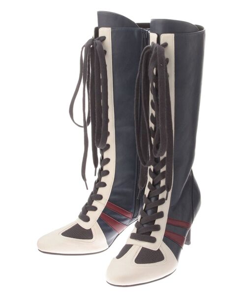 【月末セール‼】EVRIS スニーカーデザインロングブーツ EVRIS（エヴリス）の「スニーカーデザインロングブーツ（ブーツ）」 - WEAR