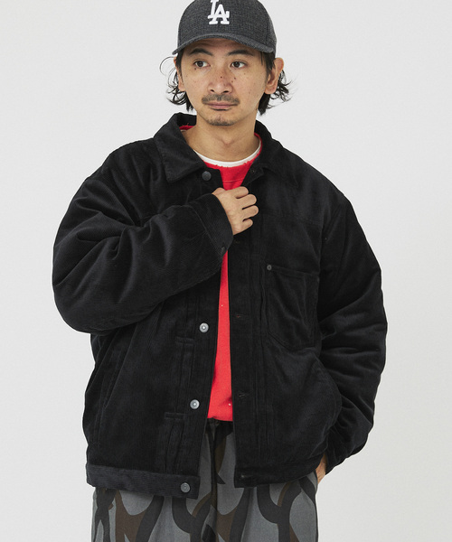 JOURNAL STANDARD relume(ジャーナルスタンダード レリューム)の「ブランケットライニング コーデュロイ ジャケット(その他アウター・メンズ・カーキ/ブラック・LARGE/MEDIUM)」の7枚目の写真