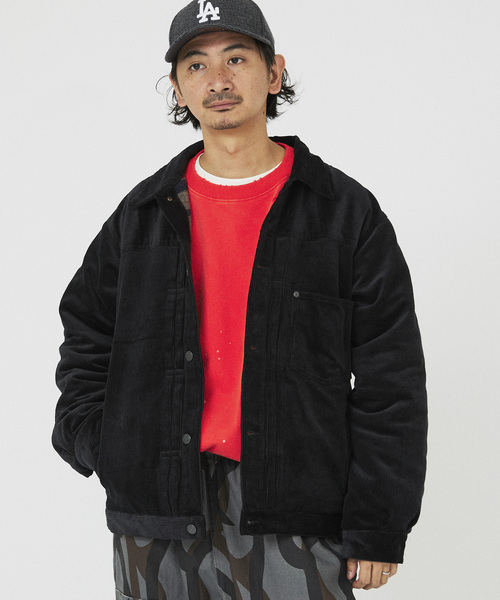 JOURNAL STANDARD relume(ジャーナルスタンダード レリューム)の「ブランケットライニング コーデュロイ ジャケット(その他アウター・メンズ・カーキ/ブラック・LARGE/MEDIUM)」の8枚目の写真