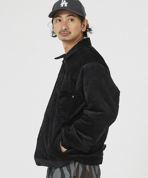 JOURNAL STANDARD relume(ジャーナルスタンダード レリューム)の「ブランケットライニング コーデュロイ ジャケット(その他アウター・メンズ・カーキ/ブラック・LARGE/MEDIUM)」の10枚目の写真