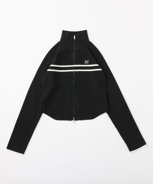 セール】ダブルジップラインニット（ニット/セーター）｜one after