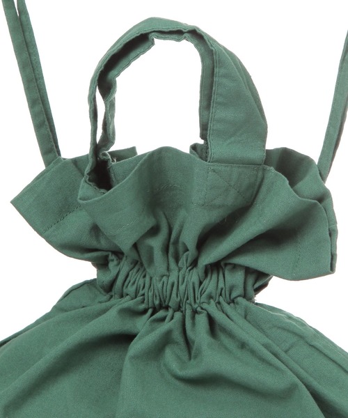 niko and...（ニコアンド）の「オリジナル巾着ナップサック（バックパック/リュック・レディース・カーキ/ナチュラル・0）」の12枚目の写真