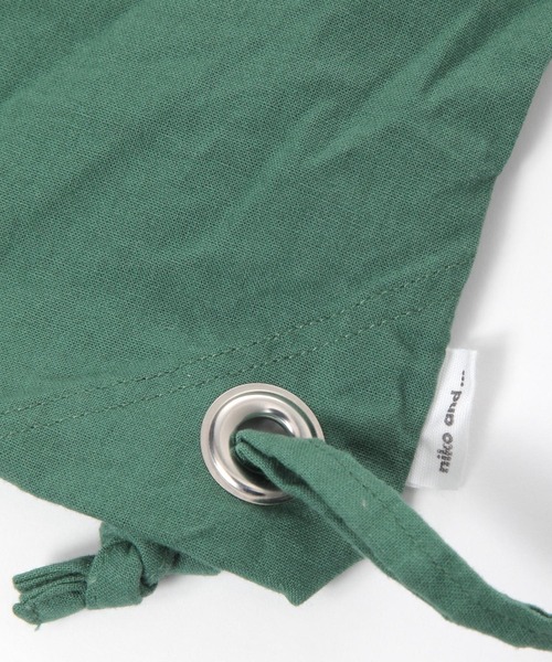 niko and...（ニコアンド）の「オリジナル巾着ナップサック（バックパック/リュック・レディース・カーキ/ナチュラル・0）」の4枚目の写真