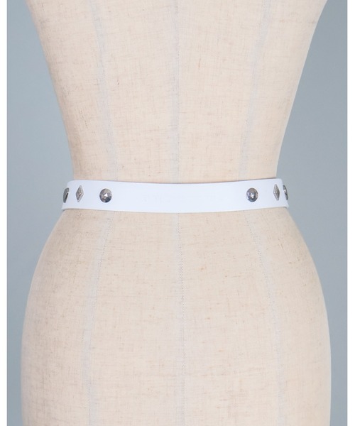 rurumu:（ルルムウ）の「rurumu:/ルルムウ/leather buckle belt（ベルト・レディース・ブラック/ホワイト/ブラウン・FREE）」の6枚目の写真