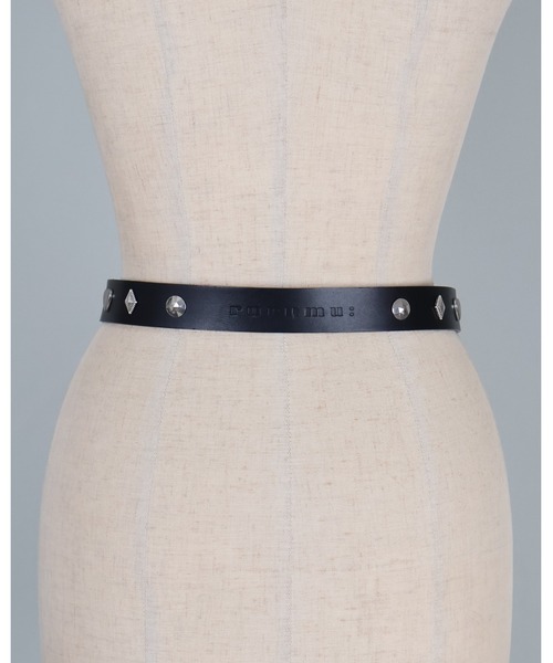 rurumu:（ルルムウ）の「rurumu:/ルルムウ/leather buckle belt（ベルト・レディース・ブラック/ホワイト/ブラウン・FREE）」の8枚目の写真