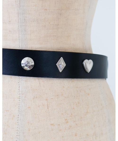 rurumu:（ルルムウ）の「rurumu:/ルルムウ/leather buckle belt（ベルト・レディース・ブラック/ホワイト/ブラウン・FREE）」の10枚目の写真