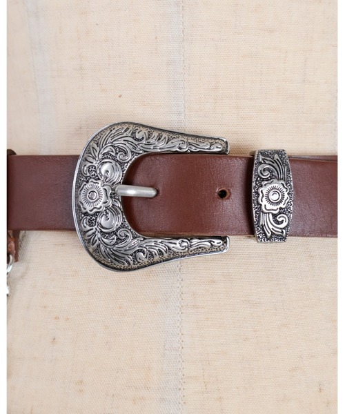 rurumu:（ルルムウ）の「rurumu:/ルルムウ/leather buckle belt（ベルト・レディース・ブラック/ホワイト/ブラウン・FREE）」の12枚目の写真
