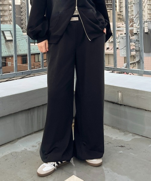 apres jour mignon(アプレジュールミニョン)の「【apresjour mignon SOIE】サイドスプレースウェットパンツ【ZOZOTOWN限定アイテム】(スウェットパンツ・レディース・ブラック/ブラウン系その他/杢グレー・X-LARGE/MEDIUM/SMALL)」の17枚目の写真