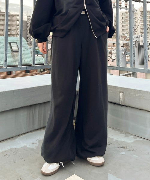 apres jour mignon(アプレジュールミニョン)の「【apresjour mignon SOIE】サイドスプレースウェットパンツ【ZOZOTOWN限定アイテム】(スウェットパンツ・レディース・ブラック/ブラウン系その他/杢グレー・X-LARGE/MEDIUM/SMALL)」の16枚目の写真