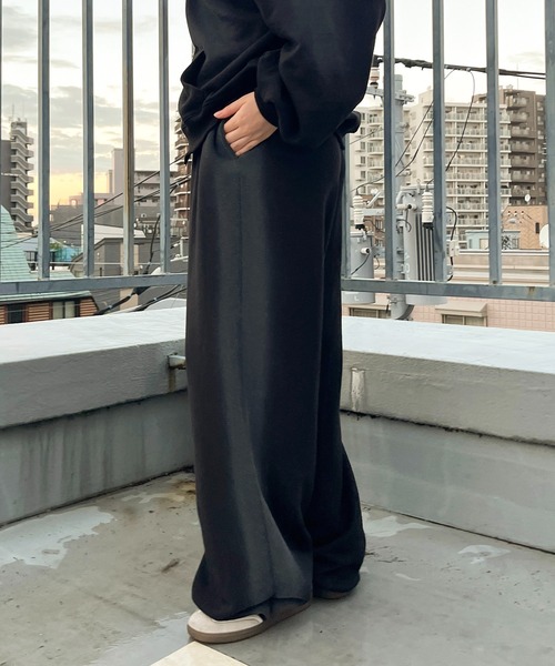 apres jour mignon(アプレジュールミニョン)の「【apresjour mignon SOIE】サイドスプレースウェットパンツ【ZOZOTOWN限定アイテム】(スウェットパンツ・レディース・ブラック/ブラウン系その他/杢グレー・X-LARGE/MEDIUM/SMALL)」の15枚目の写真