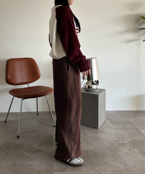 apres jour mignon(アプレジュールミニョン)の「【apresjour mignon SOIE】サイドスプレースウェットパンツ【ZOZOTOWN限定アイテム】(スウェットパンツ・レディース・ブラック/ブラウン系その他/杢グレー・X-LARGE/MEDIUM/SMALL)」の22枚目の写真