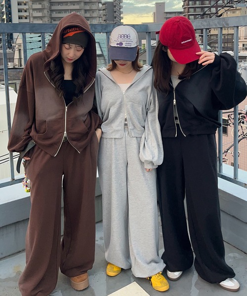 apres jour mignon(アプレジュールミニョン)の「【apresjour mignon SOIE】サイドスプレースウェットパンツ【ZOZOTOWN限定アイテム】(スウェットパンツ・レディース・ブラック/ブラウン系その他/杢グレー・X-LARGE/MEDIUM/SMALL)」の19枚目の写真