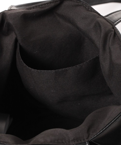 studio CLIP（スタディオクリップ）の「ギャザーロングハンドトート（トートバッグ・レディース・その他2/ブラック・FREE）」の11枚目の写真