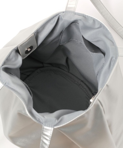 studio CLIP（スタディオクリップ）の「ギャザーロングハンドトート（トートバッグ・レディース・その他2/ブラック・FREE）」の14枚目の写真