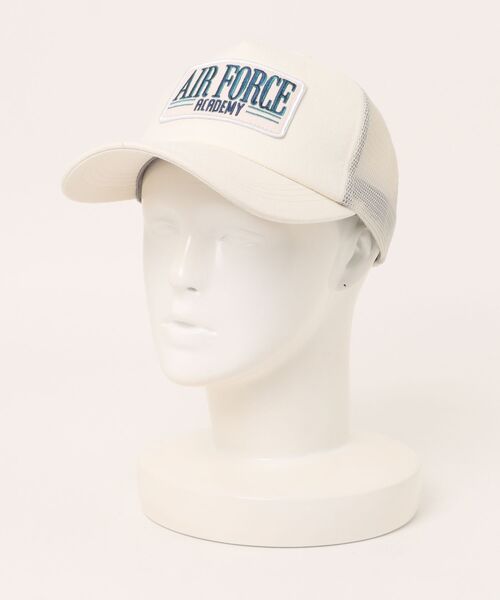 AVIREX(アヴィレックス)の「【AVIREX】EX AIRFORCE CANVAS MESHCAP/キャンバスメッシュキャップ(キャップ・メンズ・ワイン/ブラック/ネイビー/ホワイト・FREE)」の2枚目の写真