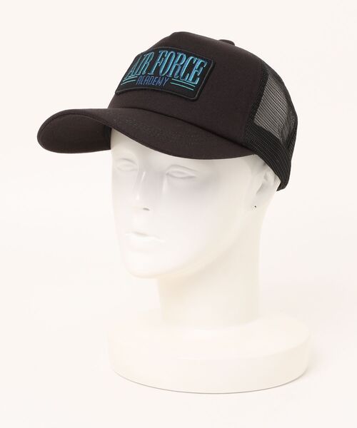 AVIREX(アヴィレックス)の「【AVIREX】EX AIRFORCE CANVAS MESHCAP/キャンバスメッシュキャップ(キャップ・メンズ・ワイン/ブラック/ネイビー/ホワイト・FREE)」の3枚目の写真