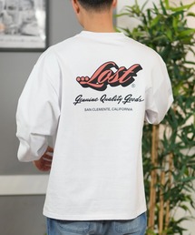 【ムラサキスポーツ限定】 lost/ロスト ロンTee/長袖Tシャツ バックプリント オーバーサイズ ユニセックス L25S2203