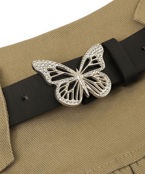 dispark（ディスパーク）の「DISPARK/ベルト付きティアードミニスカパン（スカート・レディース・ベージュ/ブラック・FREE）」の20枚目の写真