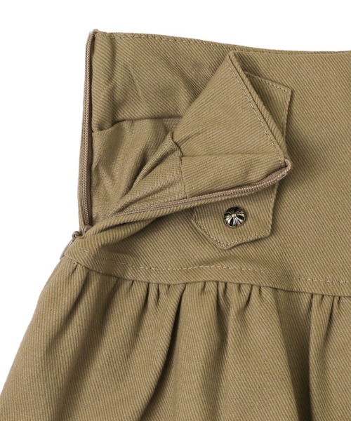 dispark（ディスパーク）の「DISPARK/ベルト付きティアードミニスカパン（スカート・レディース・ベージュ/ブラック・FREE）」の21枚目の写真