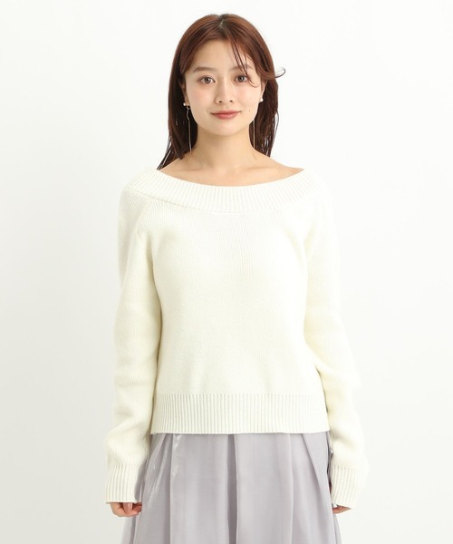 Andemiu(アンデミュウ)の「スパンコールVネックニット291338(ニット/セーター・レディース・ブラック/グレー/オフホワイト・FREE)」の18枚目の写真