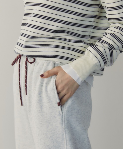 DRWCYS（ドロシーズ）の「ドロストスウェットパンツ（スウェットパンツ・レディース・オフホワイト/ネイビー・FREE）」の21枚目の写真