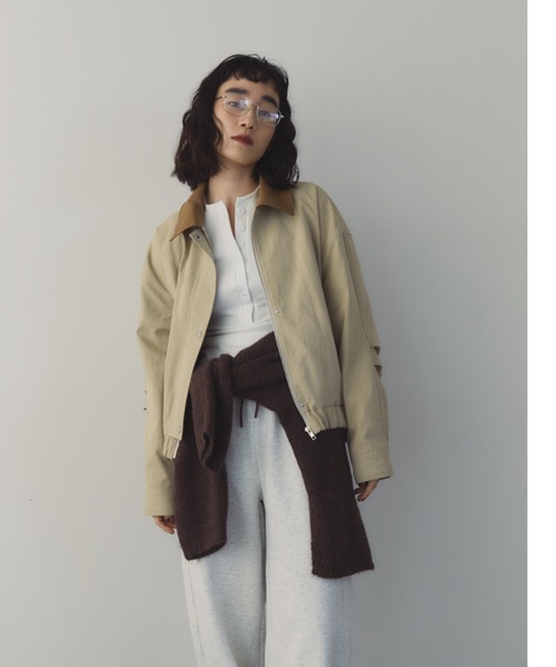 DRWCYS（ドロシーズ）の「ドロストスウェットパンツ（スウェットパンツ・レディース・オフホワイト/ネイビー・FREE）」の17枚目の写真