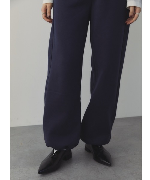 DRWCYS（ドロシーズ）の「ドロストスウェットパンツ（スウェットパンツ・レディース・オフホワイト/ネイビー・FREE）」の4枚目の写真