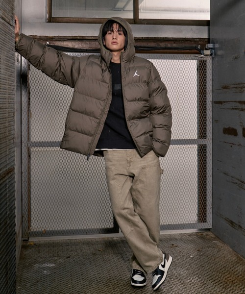 JORDAN BRAND(ジョーダンブランド)の「ジョーダン ブルックリン メンズ パファー ジャケット / Jordan Brooklyn Men's Puffer Jacket FV7317-222 Medium Olive(ブルゾン・メンズ・オリーブ・L/M/S/XL/XS)」の12枚目の写真