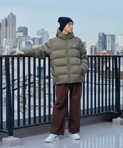 JORDAN BRAND(ジョーダンブランド)の「ジョーダン ブルックリン メンズ パファー ジャケット / Jordan Brooklyn Men's Puffer Jacket FV7317-222 Medium Olive(ブルゾン・メンズ・オリーブ・L/M/S/XL/XS)」の6枚目の写真