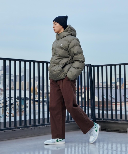 JORDAN BRAND(ジョーダンブランド)の「ジョーダン ブルックリン メンズ パファー ジャケット / Jordan Brooklyn Men's Puffer Jacket FV7317-222 Medium Olive(ブルゾン・メンズ・オリーブ・L/M/S/XL/XS)」の7枚目の写真