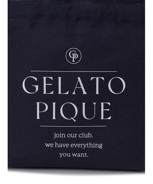 gelato pique(ジェラートピケ)の「3柄ランチトート(トートバッグ・レディース・ピンク/ブルー/ネイビー・FREE)」の8枚目の写真
