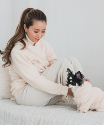 LiFam（リファム）の「ポケット付きボアパーカー(セット)（ペットウェア）」