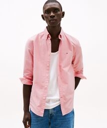 ヒルフィガーオックスフォードファインストライプシャツ