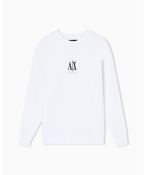 【美品】【激レア】EMPORIO ARMANI クルーネックトレーナー A|X アルマーニ エクスチェンジ】ICON クルーネックスウェット