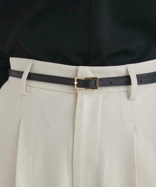 fifth（フィフス）の「ゴールドバックルベルト（ベルト・レディース・ブラウン/ホワイト/ダークブラウン/ブラック・FREE）」の2枚目の写真