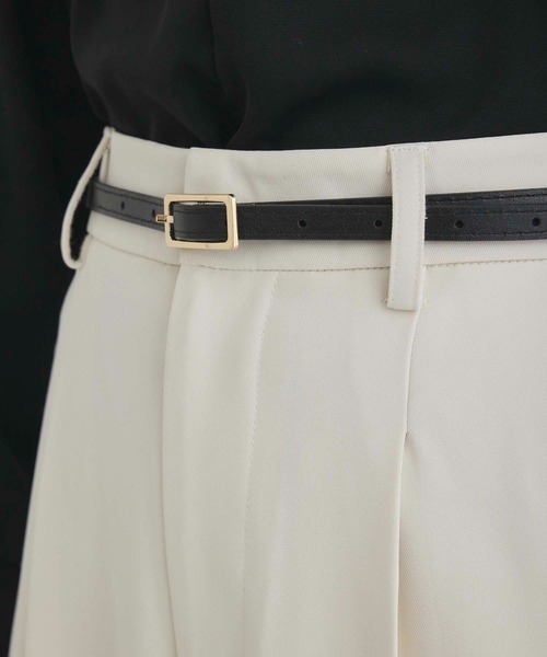 fifth（フィフス）の「ゴールドバックルベルト（ベルト・レディース・ブラウン/ホワイト/ダークブラウン/ブラック・FREE）」の6枚目の写真