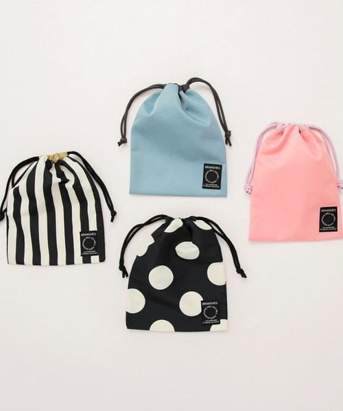 BRANSHES（ブランシェス）の「マルチ巾着（中）（バックパック/リュック・キッズ・ブラック/アイボリー/ブルーグレー/ラベンダー・FREE）」の17枚目の写真