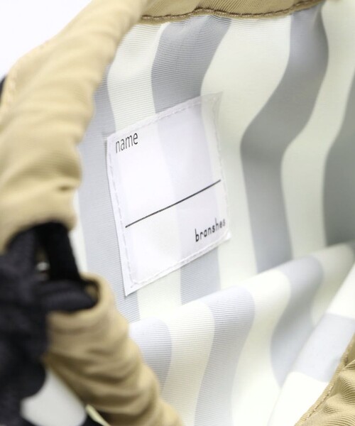 BRANSHES（ブランシェス）の「マルチ巾着（中）（バックパック/リュック・キッズ・ブラック/アイボリー/ブルーグレー/ラベンダー・FREE）」の16枚目の写真