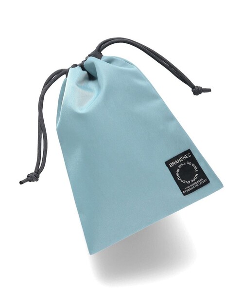 BRANSHES（ブランシェス）の「マルチ巾着（中）（バックパック/リュック・キッズ・ブラック/アイボリー/ブルーグレー/ラベンダー・FREE）」の11枚目の写真