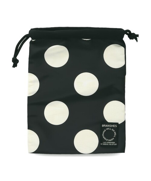 BRANSHES（ブランシェス）の「マルチ巾着（中）（バックパック/リュック・キッズ・ブラック/アイボリー/ブルーグレー/ラベンダー・FREE）」の10枚目の写真