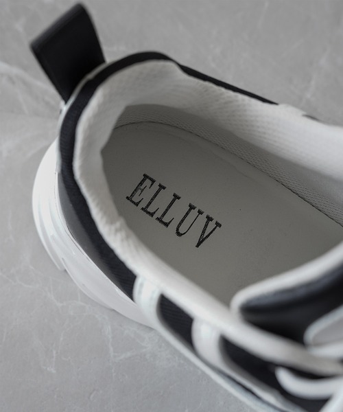 ELLUV（エルブ）の「【ELLUV/エルヴ】+7cmボリュームハイソール 厚底