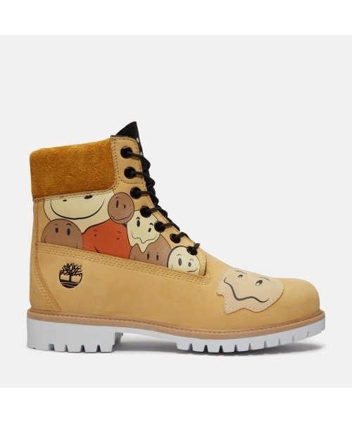 Timberland 6インチ プレミアム ふわふわファー付き ブーツ 定番】 6インチ プレミアム ウォータープルーフ ブーツ ジュニア