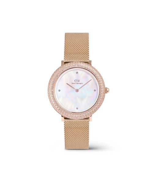 Daniel Wellington(ダニエルウェリントン)の「Crystalline Bezel MOP 32MM ローズゴールド/シルバー/ゴールド(アナログ腕時計・レディース・シルバー/イエローゴールド/ピンクゴールド・32mm)」の5枚目の写真