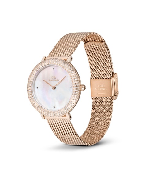 Daniel Wellington(ダニエルウェリントン)の「Crystalline Bezel MOP 32MM ローズゴールド/シルバー/ゴールド(アナログ腕時計・レディース・シルバー/イエローゴールド/ピンクゴールド・32mm)」の6枚目の写真