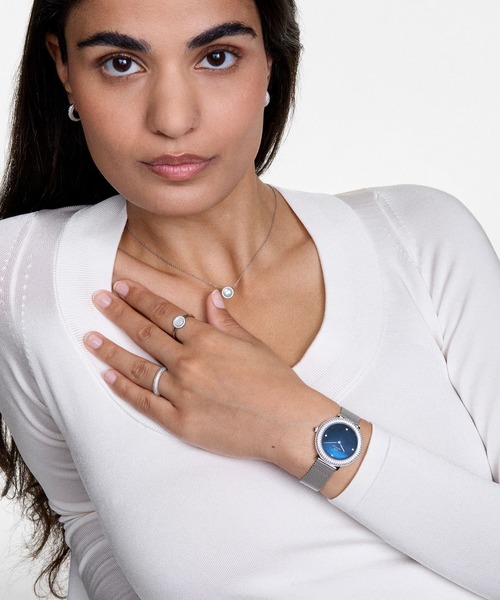 Daniel Wellington(ダニエルウェリントン)の「Crystalline Bezel MOP 32MM ローズゴールド/シルバー/ゴールド(アナログ腕時計・レディース・シルバー/イエローゴールド/ピンクゴールド・32mm)」の18枚目の写真
