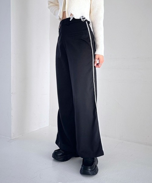 セール】パールスラックスパンツ 284587（スラックス）｜Heather