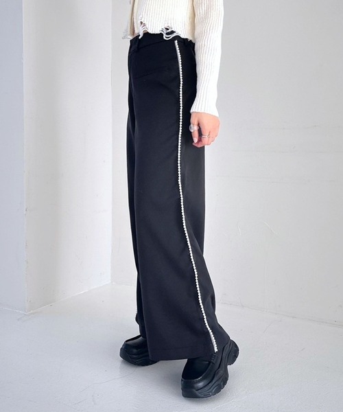 セール】パールスラックスパンツ 284587（スラックス）｜Heather