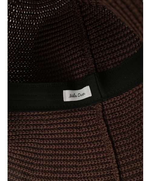 Mila Owen（ミラオーウェン）の「サーモハット（ハット・レディース・ブラウン/ブラック/アイボリー・FREE）」の10枚目の写真